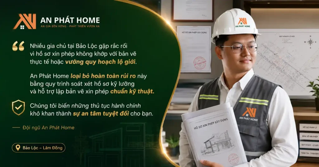 Hồ sơ xin phép xây dựng luôn là nỗi lo của nhiều chủ nhà, An Phát Home hiểu và giúp bạn