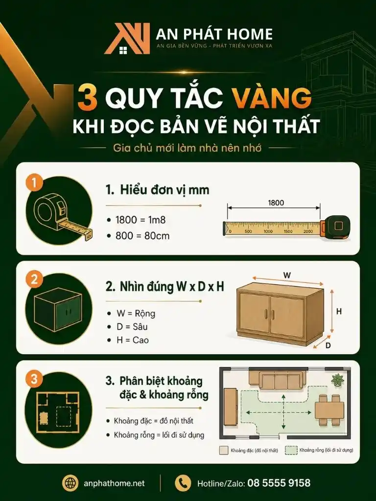 3 Quy tắc vô cùng quan trọng để đọc bản vẽ
