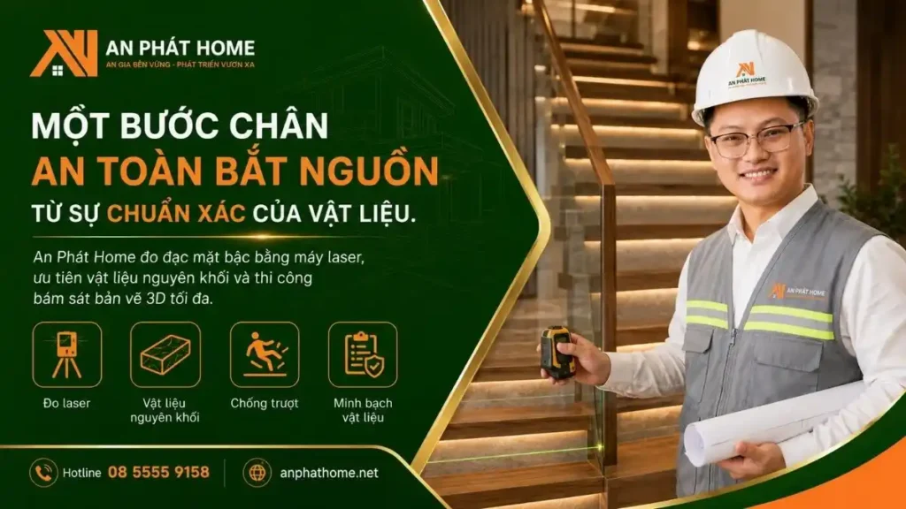 An Phát Home chúng tôi luôn quan tâm đến từng bước chân an toàn của gia chủ