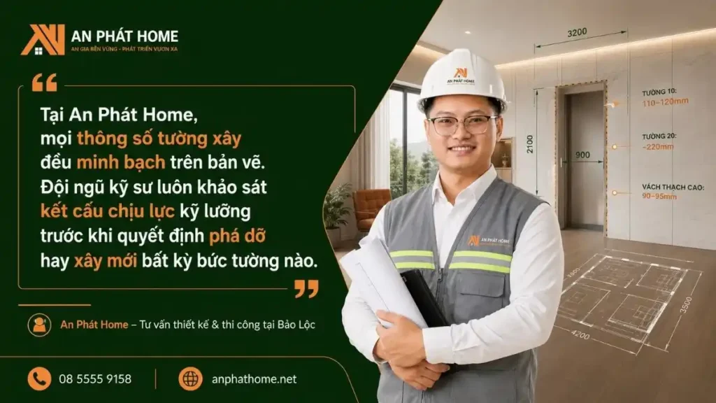 An Phát Home luôn tính toán, tối ưu chính xác từng không gian cho khách hàng