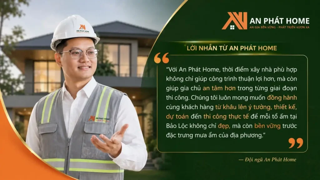 An Phát Home nơi bạn hoàn toàn yên tâm giao công trình dù nhu cầu bạn muốn xây nhà bất kể thời gian nào