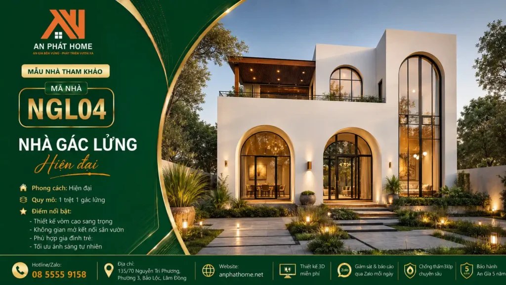 Mẫu nhà gác lửng MGL04