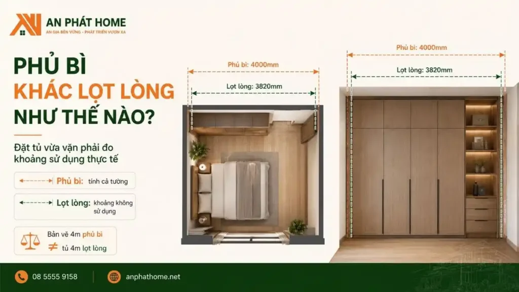 Phân biệt diện tích phủ bì và lọt lòng là như thế nào