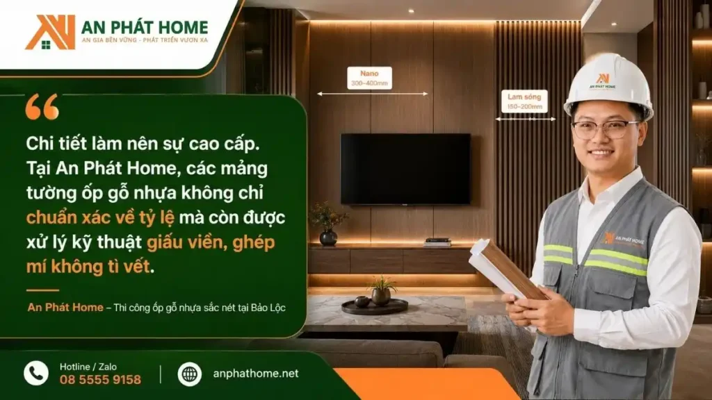 Từng chi tiết nhỏ trong thiết kế nội thất gỗ giúp căn nhà trở nên sang trọng hơn