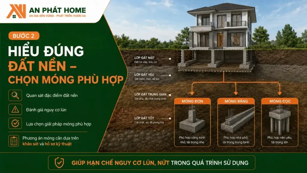 Hiểu đúng nền đất để lên phương án móng phù hợp