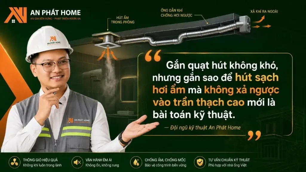 Làm sao để thiết kế một hệ thống thông gió đúng chuẩn luôn là ưu tiên hàng đầu của An Phát Home