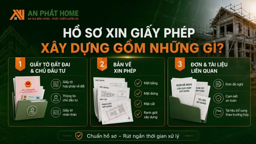 Những hồ sơ chính để xin giấy phép xây dựng theo quy định