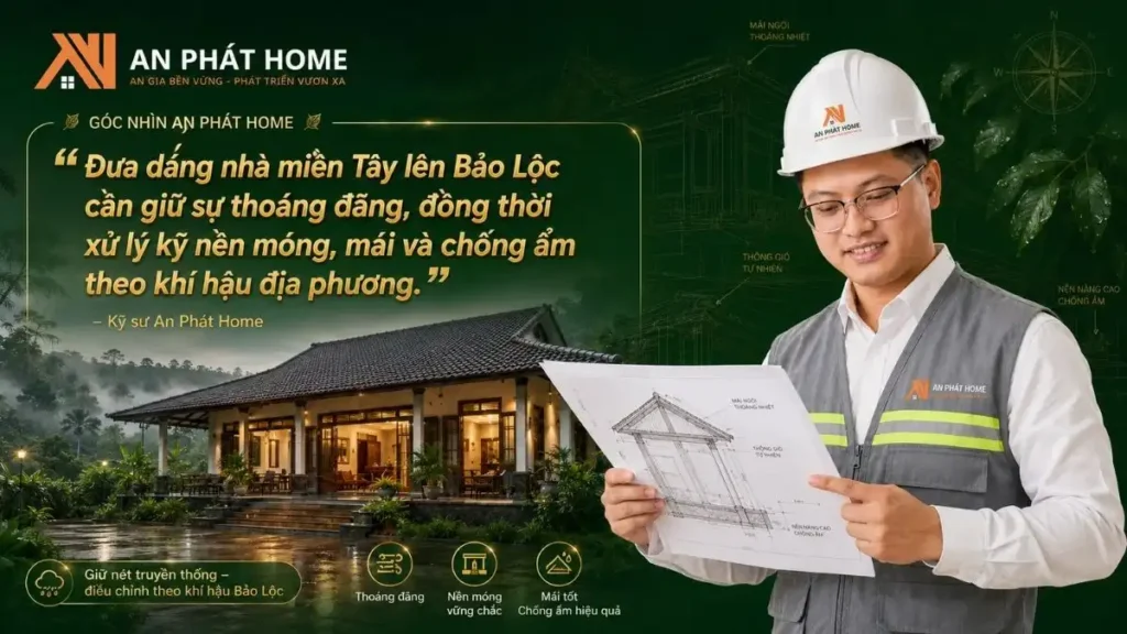 An Phát Home chia sẻ cách ứng dụng nhà miền Tây