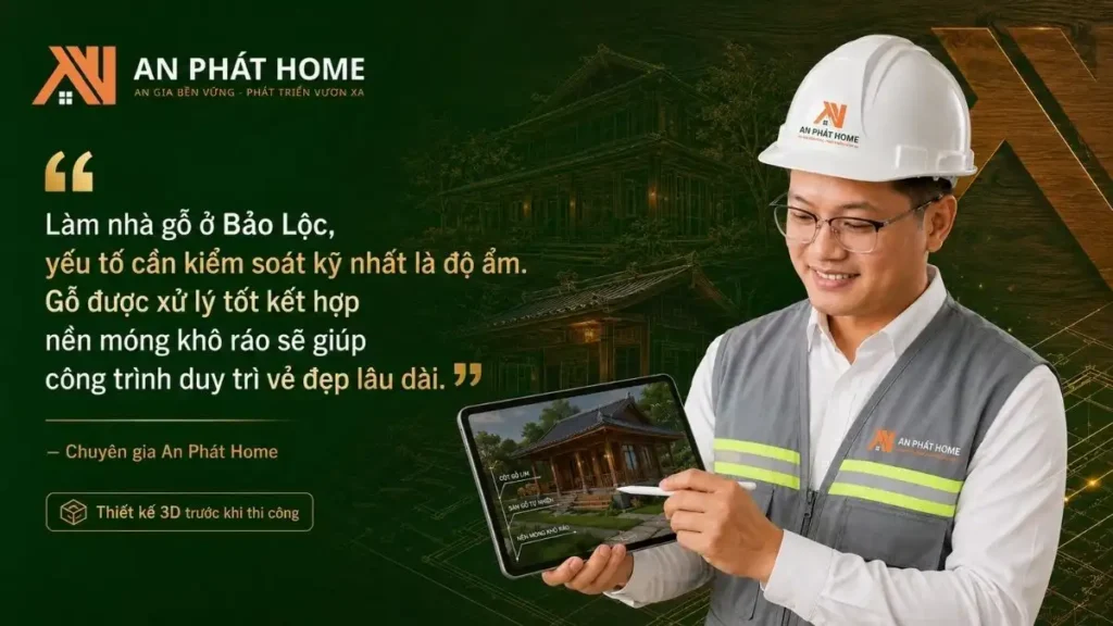 An Phát Home chia sẻ kỹ thuật thiết kế nhà gỗ