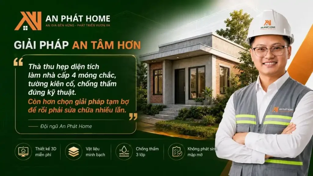Giải pháp thay nhà lắp ghép 150 triệu của An Phát Home