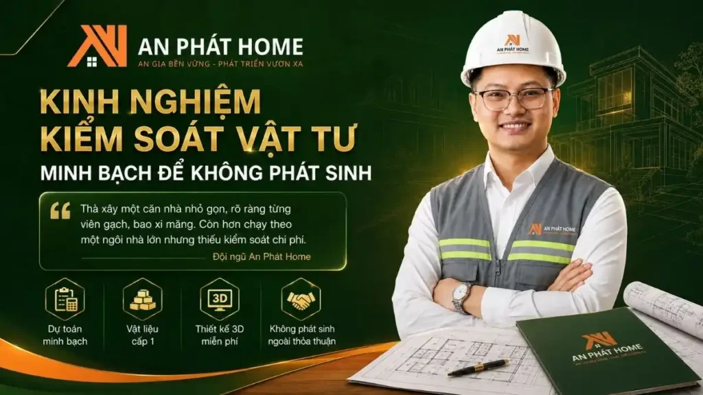 Giải pháp xây nhà tối ưu chi phí từ An Phát Home