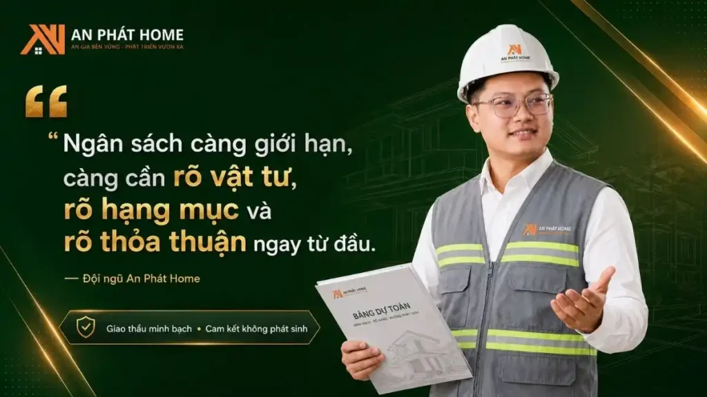 Giao thầu minh bạch giúp hạn chế phát sinh ngoài thỏa thuận