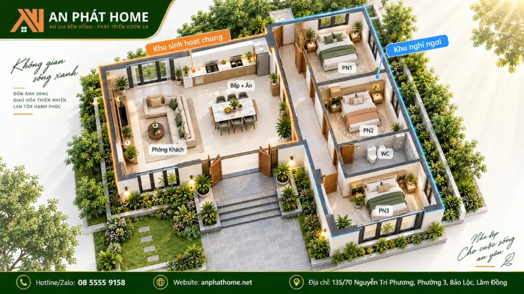 Hai khu chức năng cơ bản