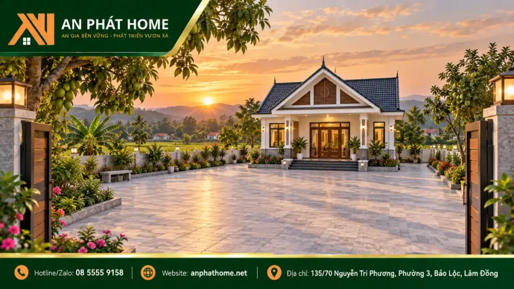 Mẫu Nhà Cấp 4 Mái Thái Ở Nông Thôn (13)