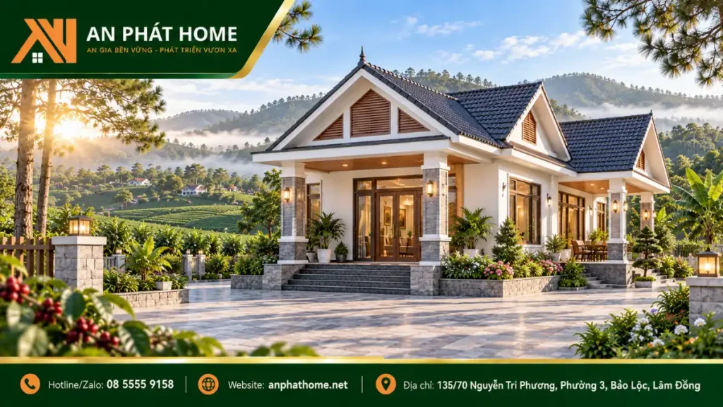 Mẫu Nhà Cấp 4 Mái Thái Ở Nông Thôn (14)