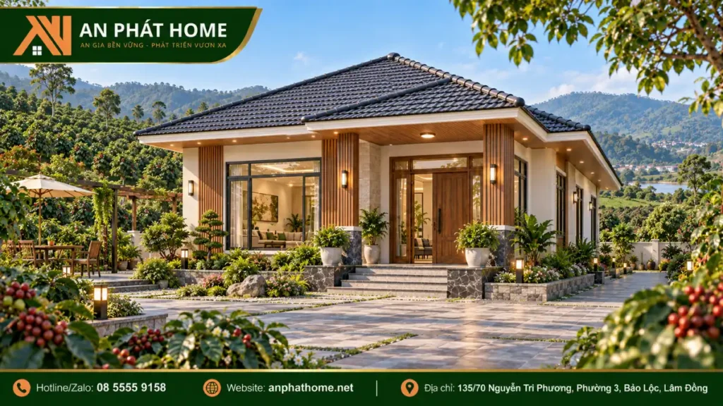 Mẫu Nhà Cấp 4 Nông Thôn Mái Nhật (14)