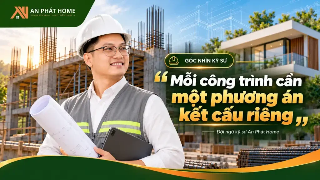 Nguyên tắc thiết kế kết cấu bê tông cốt thép riêng cho từng công trình tại An Phát Home