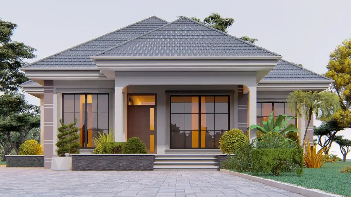 nhà mái nhật hiện đại