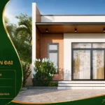 Mẫu nhà cấp 4 hiện đại NHD1