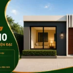 Mẫu nhà cấp 4 hiện đại NHD10