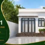 Mẫu nhà cấp 4 hiện đại NHD11