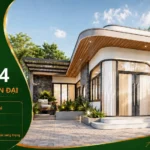 Mẫu nhà cấp 4 hiện đại NHD14