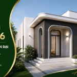 Mẫu nhà cấp 4 hiện đại NHD16