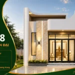 Mẫu nhà cấp 4 hiện đại NHD18