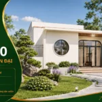 Mẫu nhà cấp 4 hiện đại NHD20