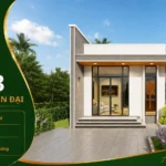 Mẫu nhà cấp 4 hiện đại NHD3
