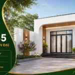 Mẫu nhà cấp 4 hiện đại NHD35