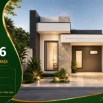 Mẫu nhà cấp 4 hiện đại NHD36