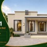 Mẫu nhà cấp 4 hiện đại NHD41
