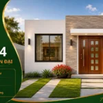 Mẫu nhà cấp 4 hiện đại NHD44