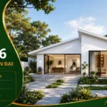 Mẫu nhà cấp 4 hiện đại NHD46