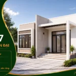 Mẫu nhà cấp 4 hiện đại NHD47