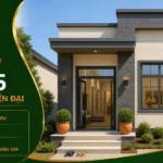 Mẫu nhà cấp 4 hiện đại NHD5