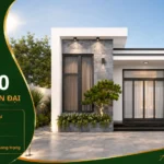 Mẫu nhà cấp 4 hiện đại NHD50