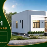 Mẫu nhà cấp 4 hiện đại NHD51
