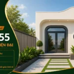 Mẫu nhà cấp 4 hiện đại NHD55
