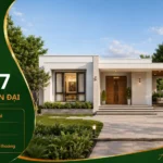 Mẫu nhà cấp 4 hiện đại NHD57