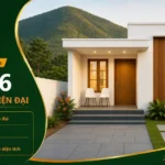Mẫu nhà cấp 4 hiện đại NHD6