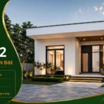 Mẫu nhà cấp 4 hiện đại NHD62