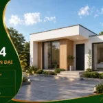 Mẫu nhà cấp 4 hiện đại NHD64