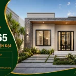 Mẫu nhà cấp 4 hiện đại NHD65