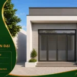 Mẫu nhà cấp 4 hiện đại NHD7