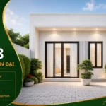Mẫu nhà cấp 4 hiện đại NHD8