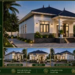 Mẫu nhà mái Nhật hiện đại NMN03