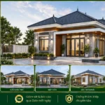Mẫu nhà mái Nhật hiện đại NMN04