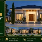 Mẫu nhà mái Nhật hiện đại NMN08